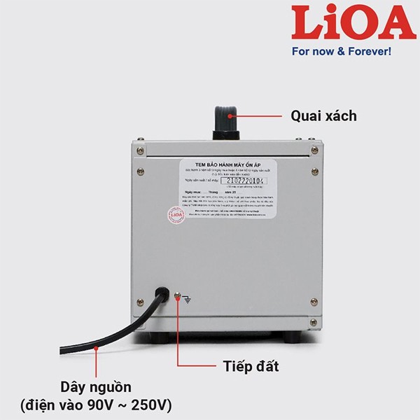 Cách lắp đặt ổn áp LiOA DRI-1000II