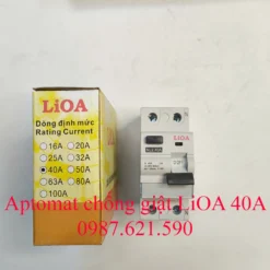Aptomat chống giật LiOA 40A
