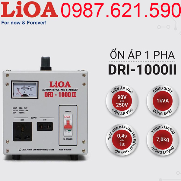 Ổn áp LiOA DRI-1000II