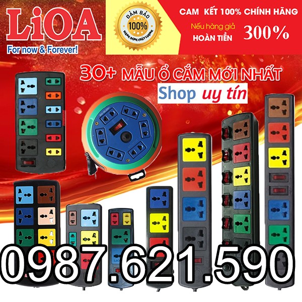 Ổ cắm LiOA kéo dài chính hãng tại LiOA Việt Nam