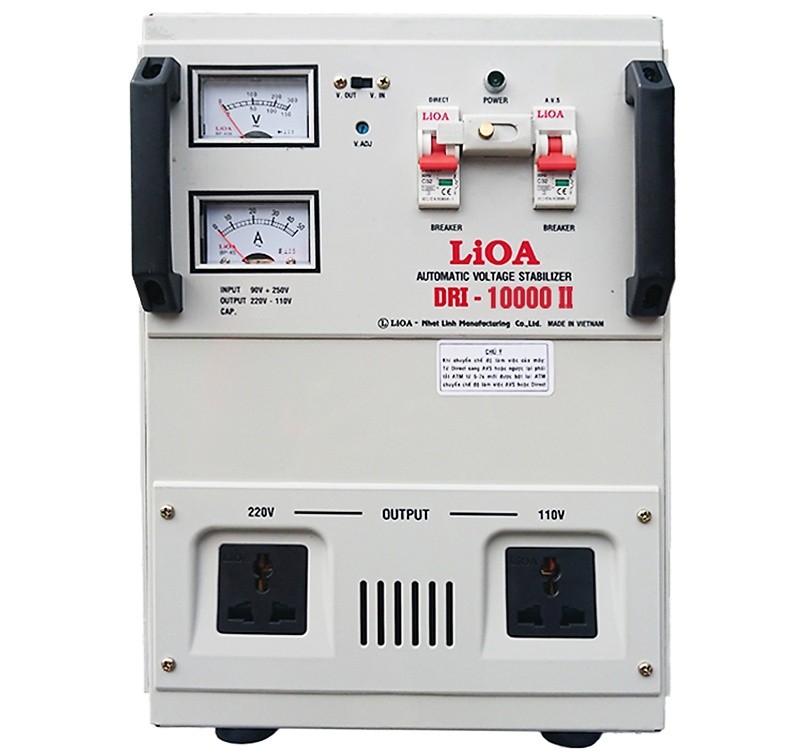 Máy ổn áp LiOA 10KVA là sản phẩm được dùng nhiều nhất