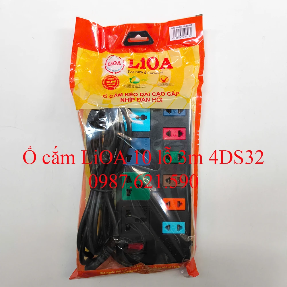 Ổ cắm LiOA 10 lỗ 4D6S32
