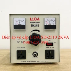 Biến áp vô cấp 1 pha LiOA SD-2510