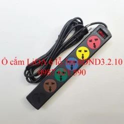 Ổ cắm LiOA 6 lỗ 3m 6DND3.2.10
