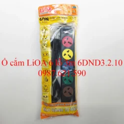 Ổ cắm LiOA 6 lỗ 6DND3.2.10
