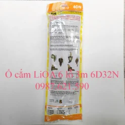 Ổ cắm 6 lỗ 6D32N