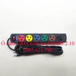 Ổ cắm LiOA 6 lỗ 3m 6SND3.2.10
