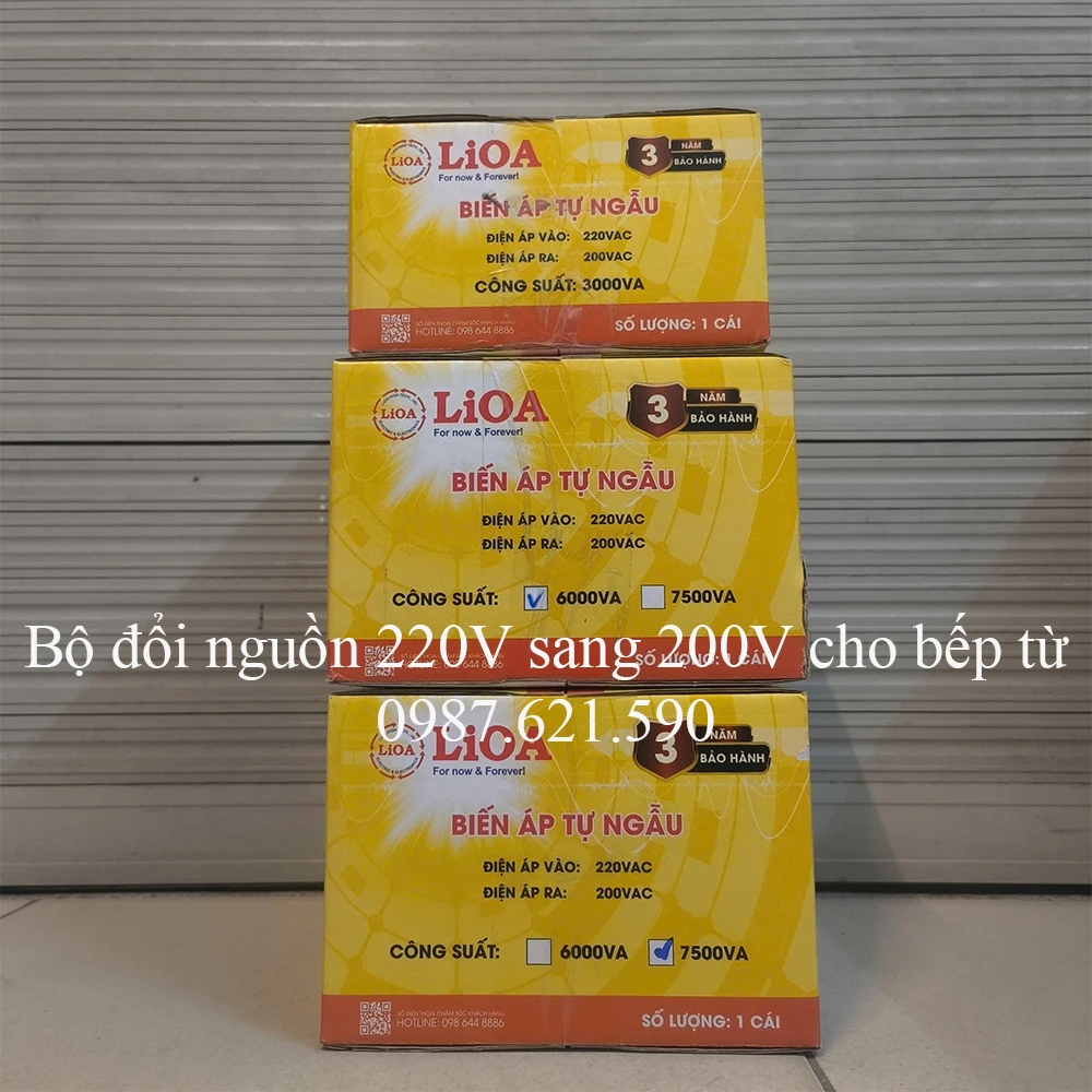Bộ đổi nguồn 220V sang 200V