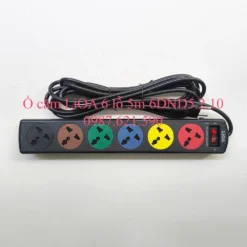 Ổ cắm LiOA 6 lỗ 5m 6DND5