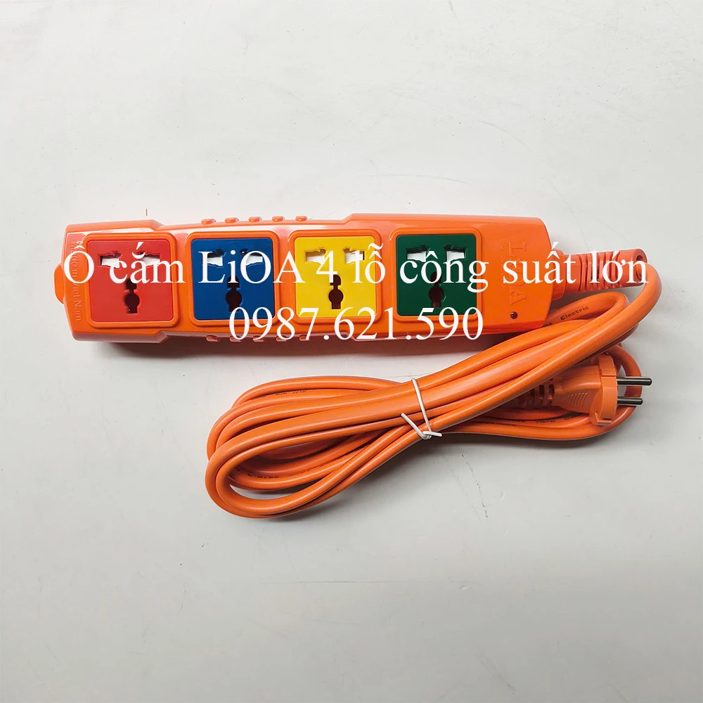 Ổ cắm LiOA 4 lỗ công suất lớn 4P-3M/CM/2-20AN