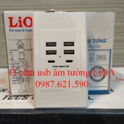 Ổ cắm usb âm tường LiOA