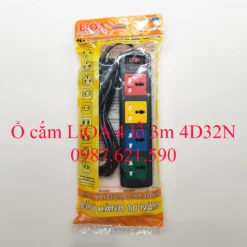 Ổ cắm LiOA 4 lỗ 4D32N