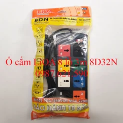 Ổ cắm LiOA 8 lỗ 8D32N